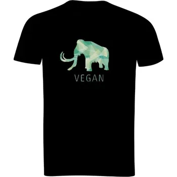 Pánské tričko Tričko s potiskem Mamut s nápisem vegan – pánské tričko Organic slub pánské