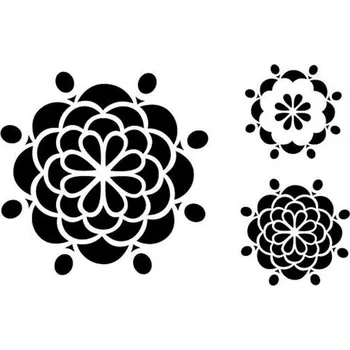 Šablona Květy 2, 20 x 30 cm, plast