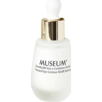 Pleťové sérum Bioliftingové sérum na obličej a oční okolí z extra panenského olivového oleje Museum, 30 ml 30 ml