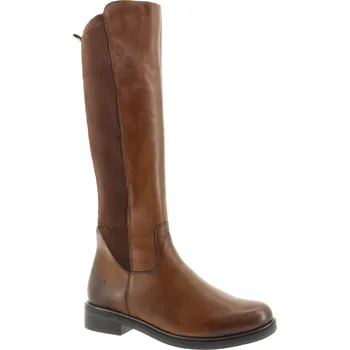 Dámské kozačky REMONTE Dámské kožené mahagonové kozačky D8371-25-265 Velikost 42