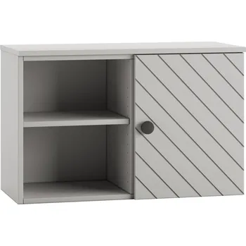 police BAZA Modul 1DW Match malý - skříňka, šedý