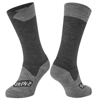Pánské termo ponožky Voděodolné ponožky Sealskinz Raynham Grey Black