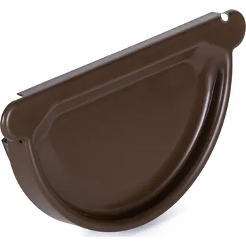 okap Evromat Žlabové čelo pozink 250 ral 8017 hnědý s těs.prvk.