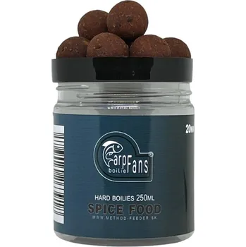 Boilies METHOD FEEDER FANS Boilies Hard Carp Fans 20 mm 250 ml Varianta: Hard Boilies Carp Fans Boilies Spice Food 20 mm 250 ml