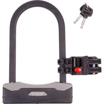 Zámek na kolo zámek M-Wave 165x247mm černý