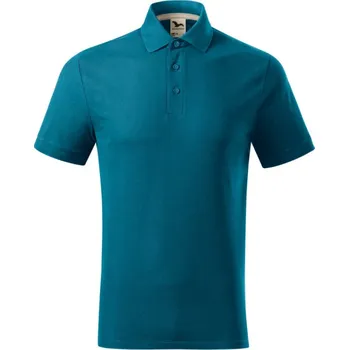 MALFINI Polokošile Prime (GOTS), pánská, krátký rukáv MAL-23Y9313 S Petrolejová