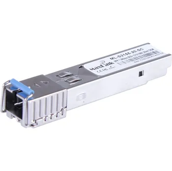 Síťový kabel MaxLink 1.25G SFP optický modul, WDM(BiDi), SM, Tx 1310/Rx1550nm, 20km, 1x SC konektor, DDM ML-S3155-20-SC