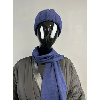 Šála Šála Yera sbš2033 tmavě modrá s kašmírem