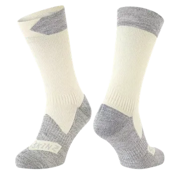 Pánské termo ponožky Voděodolné ponožky Sealskinz Raynham Cream Grey