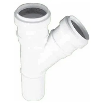Vnitřní drenážní T, O 32 / 32 mm, 45°, bílá