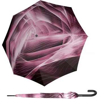 Deštník Knirps T .760 Stick Automatic Aura rose - elegantní holový vystřelovací deštník