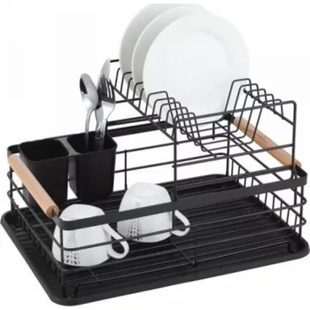Odkapávač na nádobí KingHoff Dvouúrovňový SUŠIČ NÁDOBÍ 43 X 32 X 27CM KINGHOFF KH-1796