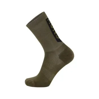 Pánské oblečení Mons Royale Atlas Merino Crew Sock Dark Olive zelená S