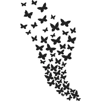 Šablona Motýlkové hejno, 20 x 30 cm, plast