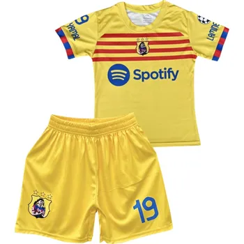 Numberoplus Dětský fotbalový dres Komplet FC Barcelona - Lamine Yamal 19 F1 Velikost: 13 let (vel.152)