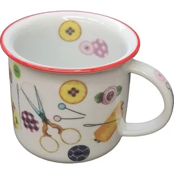 Hrnek 250ml TINA - ŠITÍ, KANTA U3087, čes.porcelán