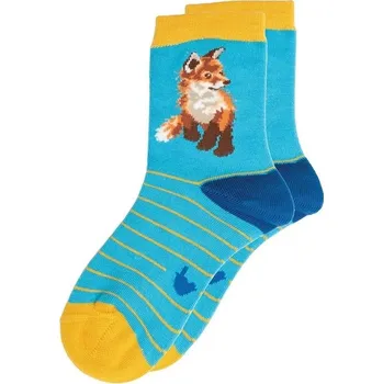 Dětské ponožky Wrendale Designs "Born to be Wild" - Liška, vel. 27–31