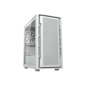 PC skříň COUGAR PC skříň UNIFACE White Mini Tower Mesh Front Panel 1x 120mm Fan TG Left Panel