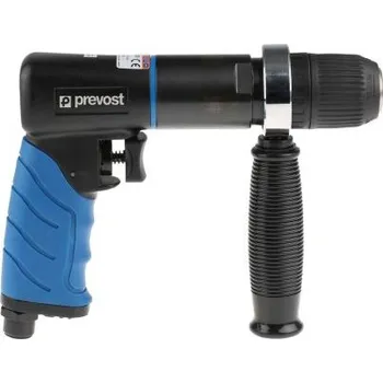 Vrtačka Pneumatická vrtačka délka 210mm Reverzibilní 450 rpm, 800 rpm zpětný chod 13mm sklíčidlo 1/4in TAD P380800 PREVOST