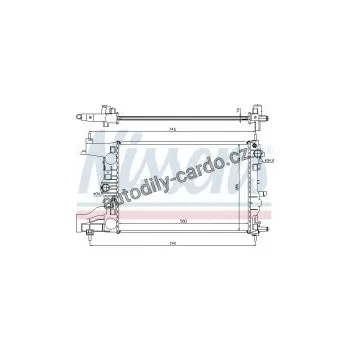 Chladič motoru Chladič motoru NISSENS 616903