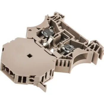 Rozvaděč Svorkovnice na lištu DIN s pojistkou, řada: WSI 1 x 1/4in Béžová