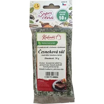 Koření-"K"-ČESNEKOVÁ SŮL-50g do mlýnku, QQ, sáček