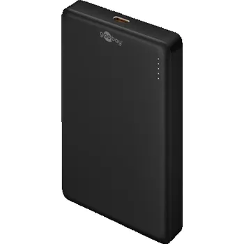 Powerbanka Magnetická bezdrátová powerbanka Goobay | 70183 | 10000mAh | USB-C | Černý