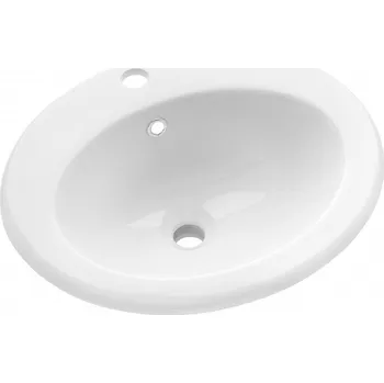 Umyvadlo INVENA - Umyvadlo na desku AJTRA 50 cm, oval CE-29-001-W