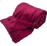 Home Elements Mikroflanelová deka, vínová Home Elements