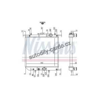 Chladič motoru Chladič motoru NISSENS 61748