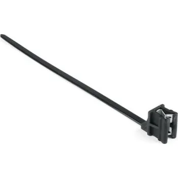 Stahovací páska Kabelová vázací páska Uvolnitelné 148-00200 T50SOSEC12E-PA66HS-BK 160mm 4,6 mm Černá tepelně stabilizovaný PA 6,6