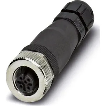 Elektrická zásuvka Phoenix Contact Kulatý konektor, Kabelová montáž, počet kontaktů: 5, Zásuvka, pohlaví kontaktu: samec k samici, IP67