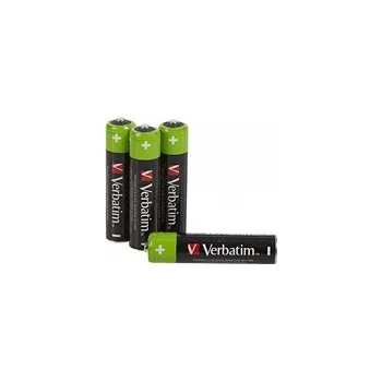 Článková baterie Verbatim Nabíjecí baterie AAA Premium 4-Pack 950mAh HR03