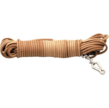 Vodítko pro psa Zubíček Barvářská šňůra kulatá, přírodní 4 mm Délka: 6 m