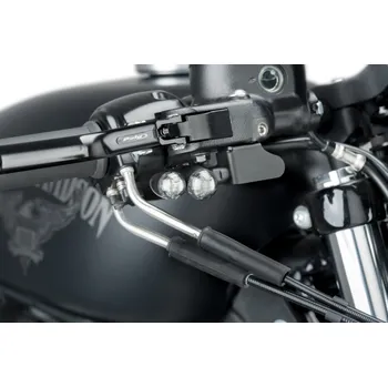 Elektroinstalace pro motocykl Držáky pro blinkry PUIG PUIG 9735N černý přední 9735N