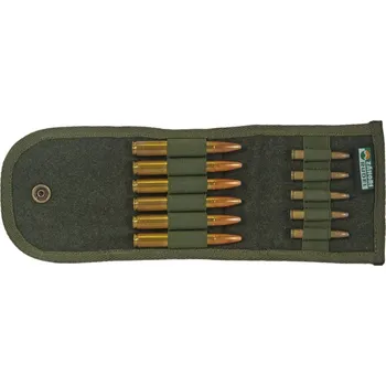 Příslušenství pro sportovní střelbu ZÁHOŘÍ Rudel Pouzdro na náboje lodenové dvojřadé - zpevněné, kulové 6K+5H