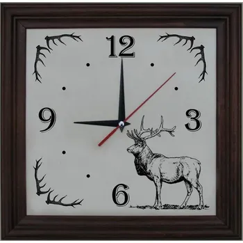 Hodiny Dřevo Novák Hodiny s různým motivem Motiv: srnec