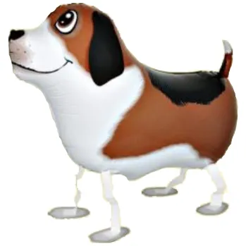 Balónek Chodící foliový balónek pejsek