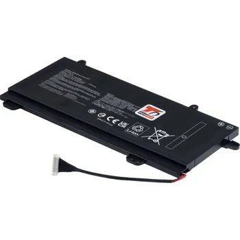Počítač Baterie T6 Power pro notebook Asus C41N1727, Li-Poly, 15,4 V, 3605 mAh (55 Wh), černá