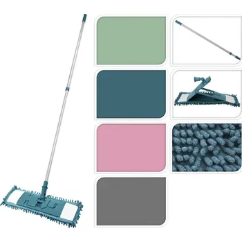 mop Mop ULTRA CLEAN plochý žinyl 42x13cm.4barvy,telesk.tyč max.130cm