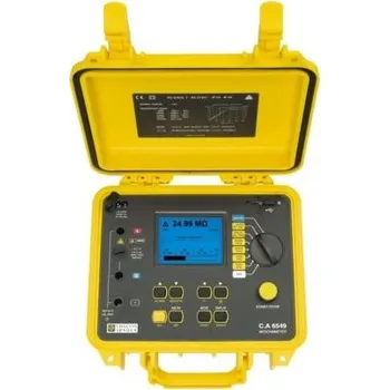 Revizní přístroj Tester izolace Tester odporu izolace P01139713 10000GΩ 5100V, číslo modelu: CA 6549 Chauvin Arnoux