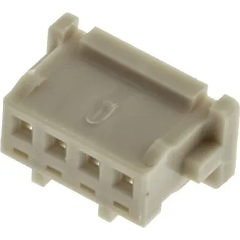 Elektrický konektor Pouzdro konektoru, řada: DF13, rozteč: 1.25mm, počet kontaktů: 4, počet řad: 1, orientace těla: Rovný, Samice, Kabelová