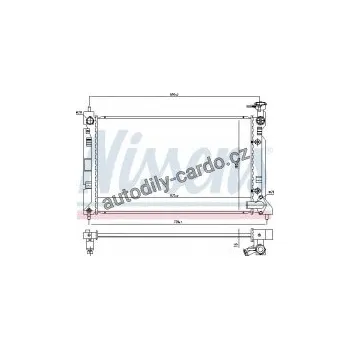 Chladič motoru Chladič motoru NISSENS 628984