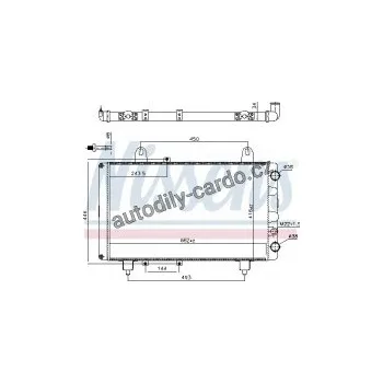 Chladič motoru Chladič motoru NISSENS 63561