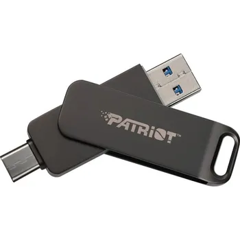 USB flash disk Patriot RAGE R550 32GB USB Typ-A + USB Typ-C USB 3.2 Gen 1 šedá