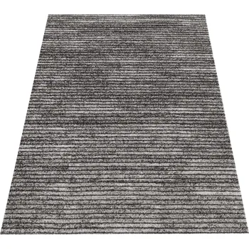 Koberec Makro Abra Moderní kusový koberec Panamero 23 Proužky šedý hnědý béžový Rozměr: 60x100 cm