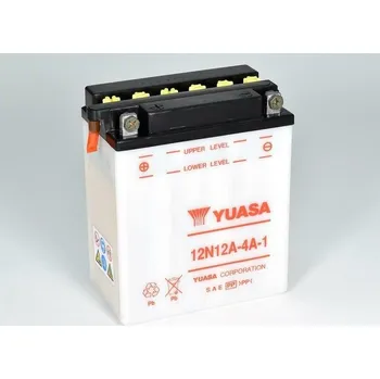 Elektroinstalace pro motocykl Konvenční baterie YUASA bez kyselinové sady - 12N12A-4A-1 12N12A-4A-1