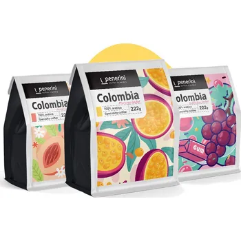 Káva Degustační limitovaný balíček 3 x 222 g Varianta: Marakuja-Purple-Peach