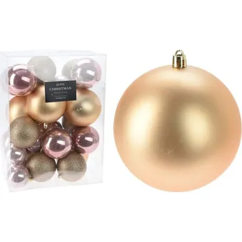 Vánoční dekorace Vánoční ozdoby koule sada 26 ks KO-CAN302030