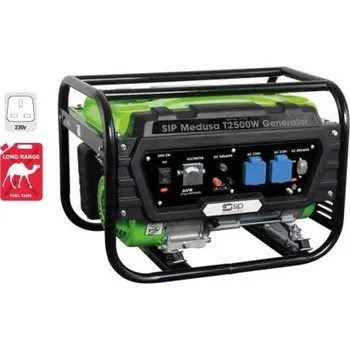 Elektrocentrála Generátor, Jedna fáze fáze, Benzín, Velká Británie, kapacita: 15 l, výstup: 230V, stálý výkon: 2kW, 44kg